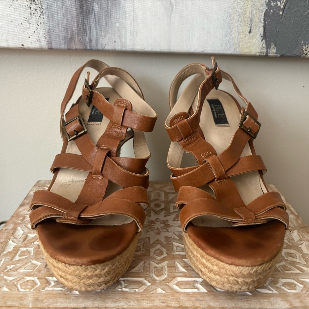 SFA | Vintage Blue Saks Fifth Avenue Espadrille Sandals Size 7 B